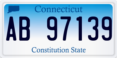CT license plate AB97139