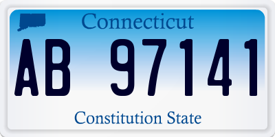 CT license plate AB97141