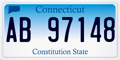 CT license plate AB97148