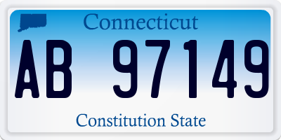 CT license plate AB97149