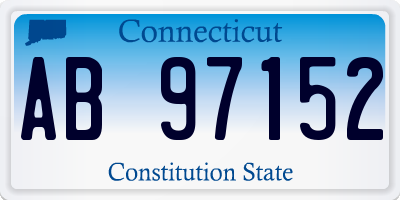 CT license plate AB97152