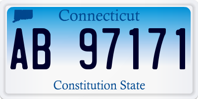 CT license plate AB97171