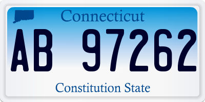 CT license plate AB97262