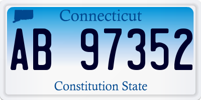 CT license plate AB97352