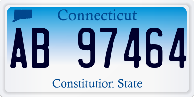 CT license plate AB97464