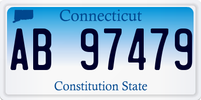 CT license plate AB97479