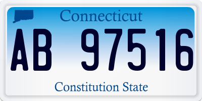 CT license plate AB97516