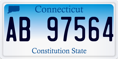 CT license plate AB97564