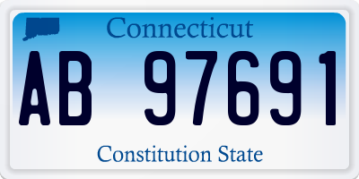 CT license plate AB97691