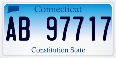 CT license plate AB97717