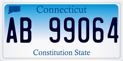 CT license plate AB99064