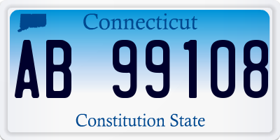 CT license plate AB99108