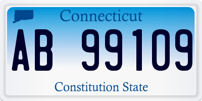 CT license plate AB99109