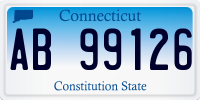 CT license plate AB99126