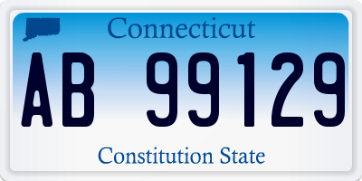 CT license plate AB99129