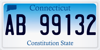 CT license plate AB99132