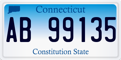 CT license plate AB99135