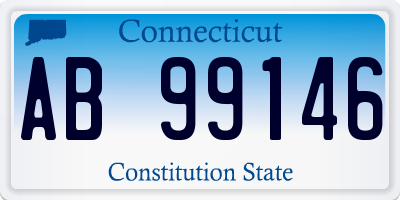 CT license plate AB99146