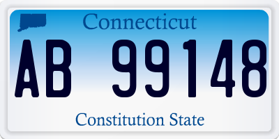 CT license plate AB99148