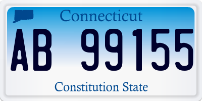 CT license plate AB99155