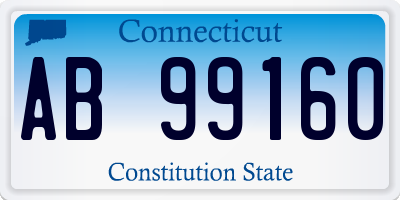 CT license plate AB99160