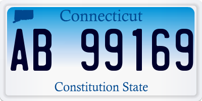 CT license plate AB99169