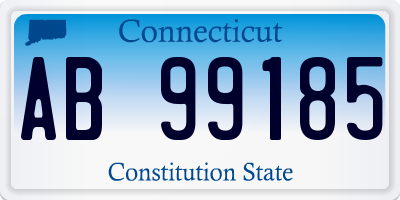 CT license plate AB99185