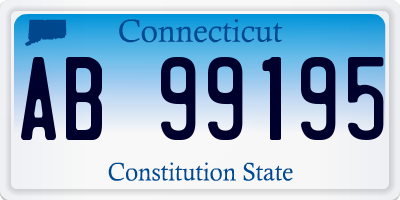 CT license plate AB99195