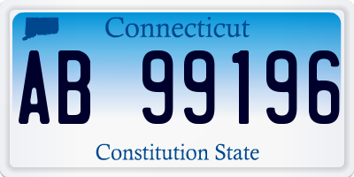 CT license plate AB99196