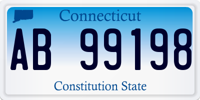 CT license plate AB99198