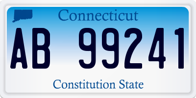 CT license plate AB99241