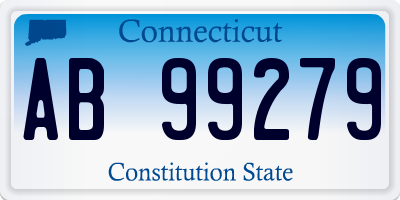 CT license plate AB99279