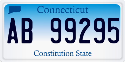 CT license plate AB99295