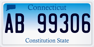 CT license plate AB99306