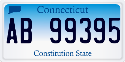 CT license plate AB99395