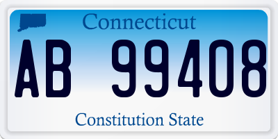 CT license plate AB99408