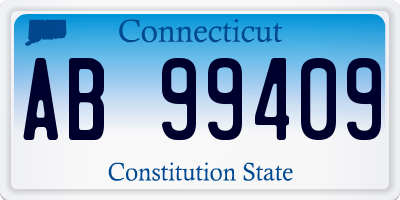 CT license plate AB99409