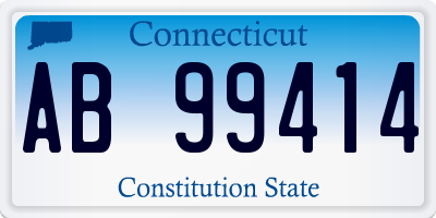 CT license plate AB99414