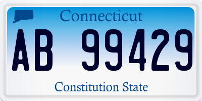 CT license plate AB99429