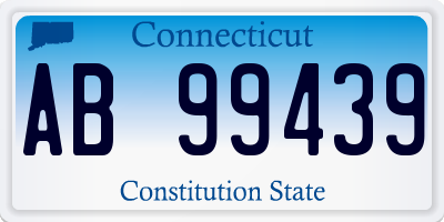 CT license plate AB99439