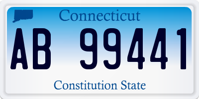 CT license plate AB99441