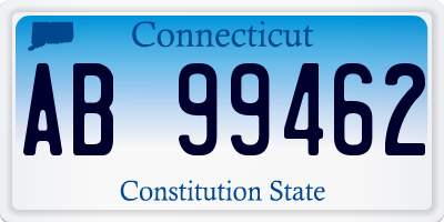 CT license plate AB99462