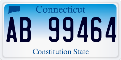 CT license plate AB99464