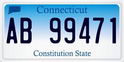 CT license plate AB99471