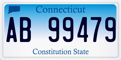 CT license plate AB99479