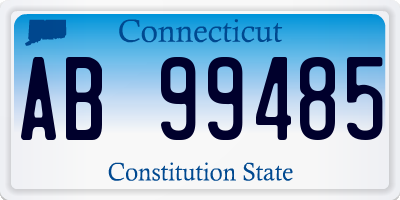 CT license plate AB99485