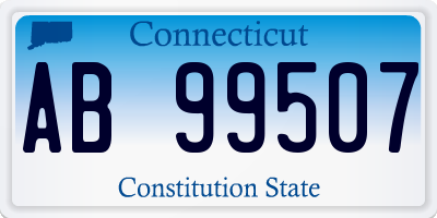 CT license plate AB99507