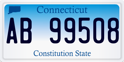 CT license plate AB99508