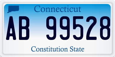 CT license plate AB99528