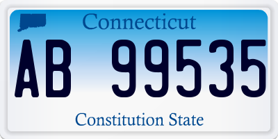 CT license plate AB99535